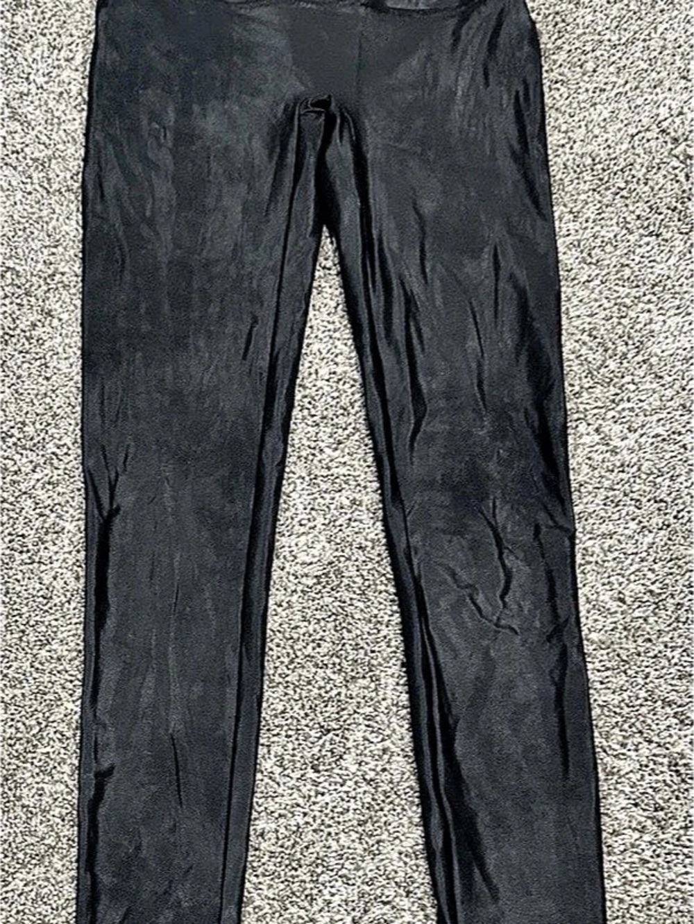 Spanx Faux Leather Leggings Black Large